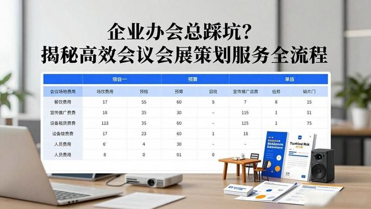企业办会总踩坑?揭秘高效会议会展策划服务全流程